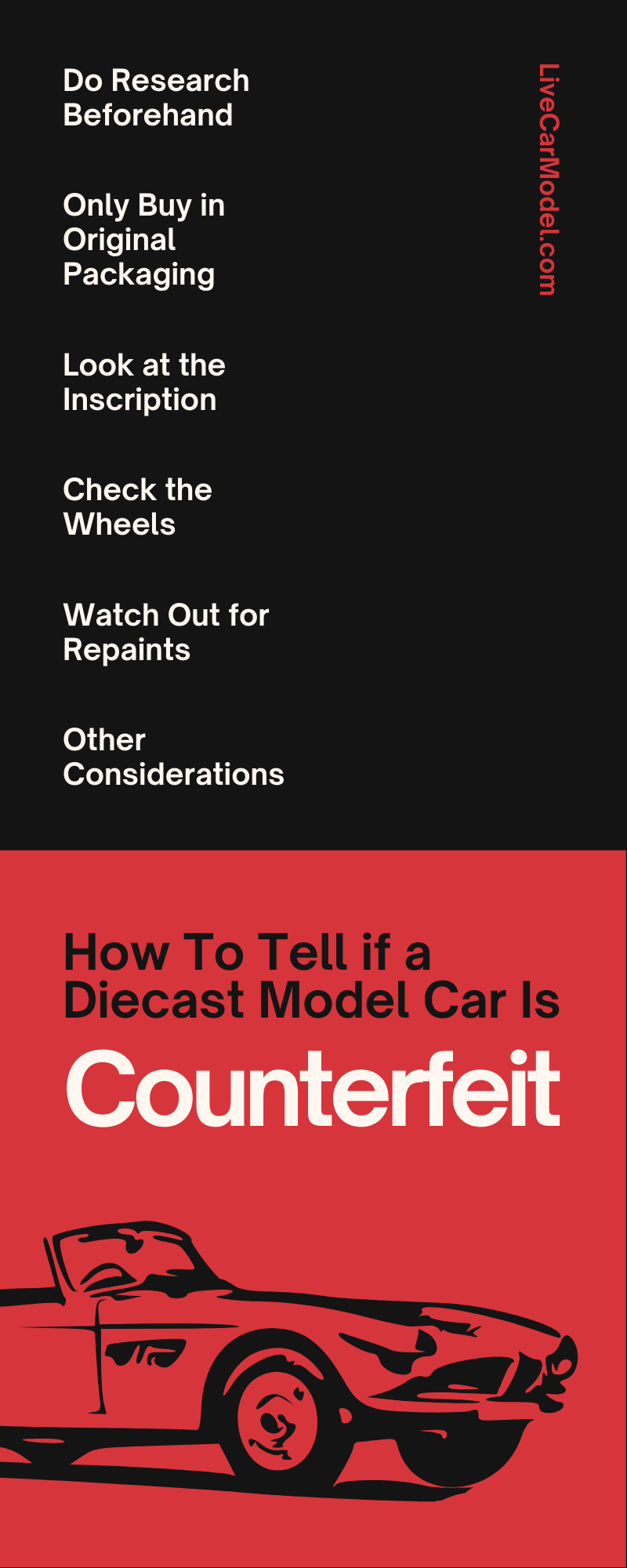 How To Tell if a Diecast Model Car Is Counterfeit