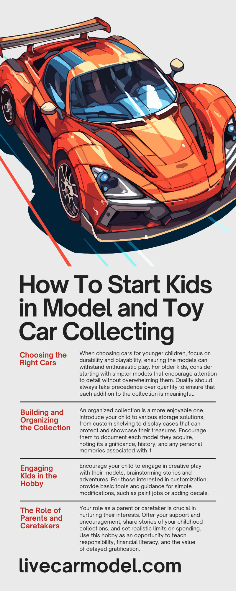 How To Start Kids in Model and Toy Car Collecting