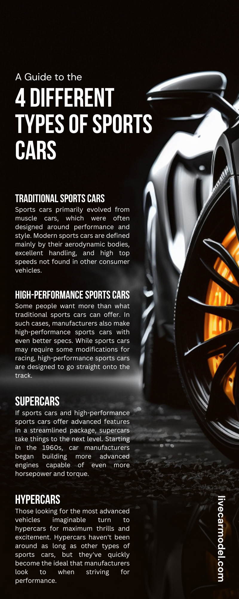 Sports Cars, Car Categories